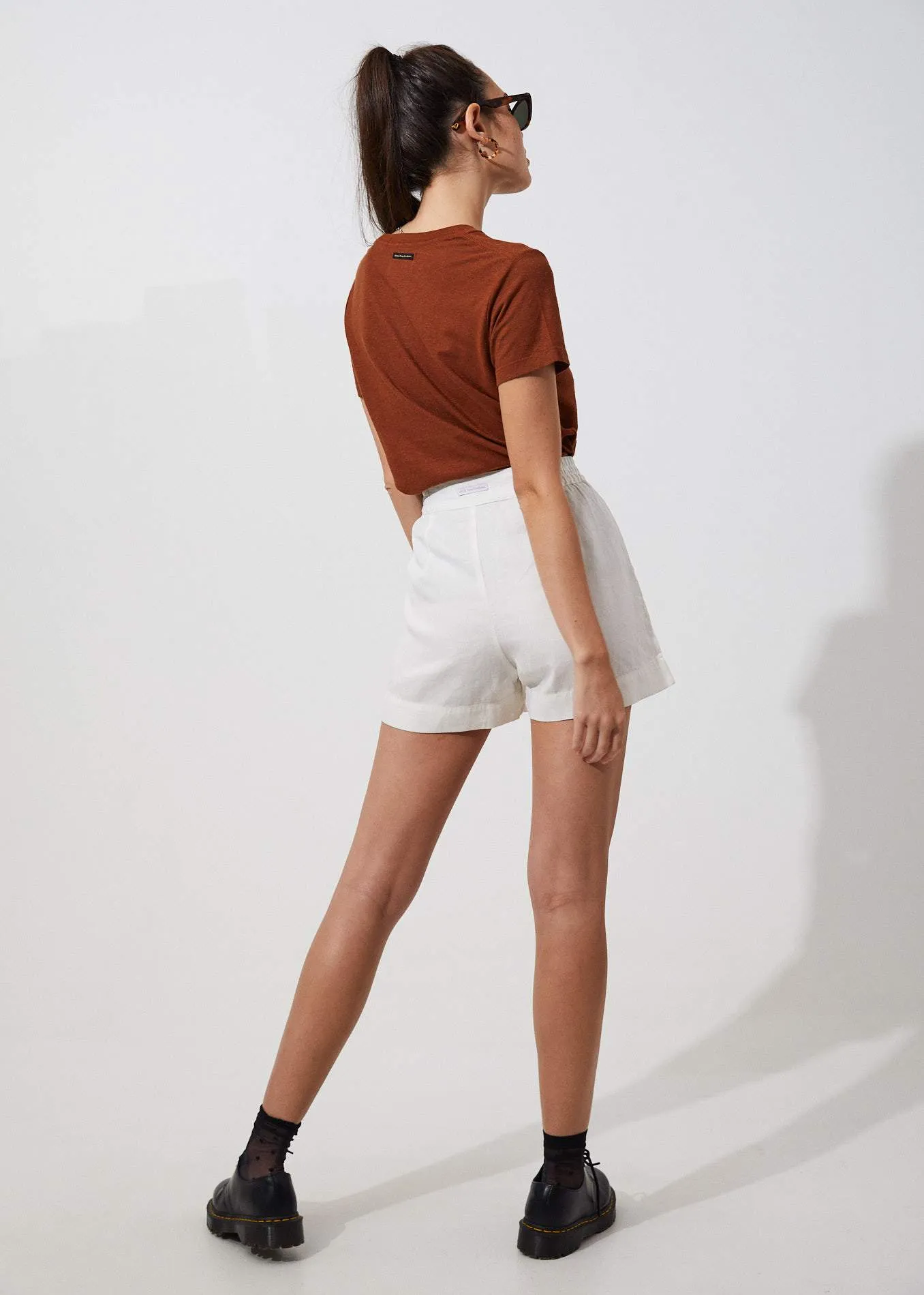 Afends Womens Hemp Basics - Standard Fit Tee - Ginger