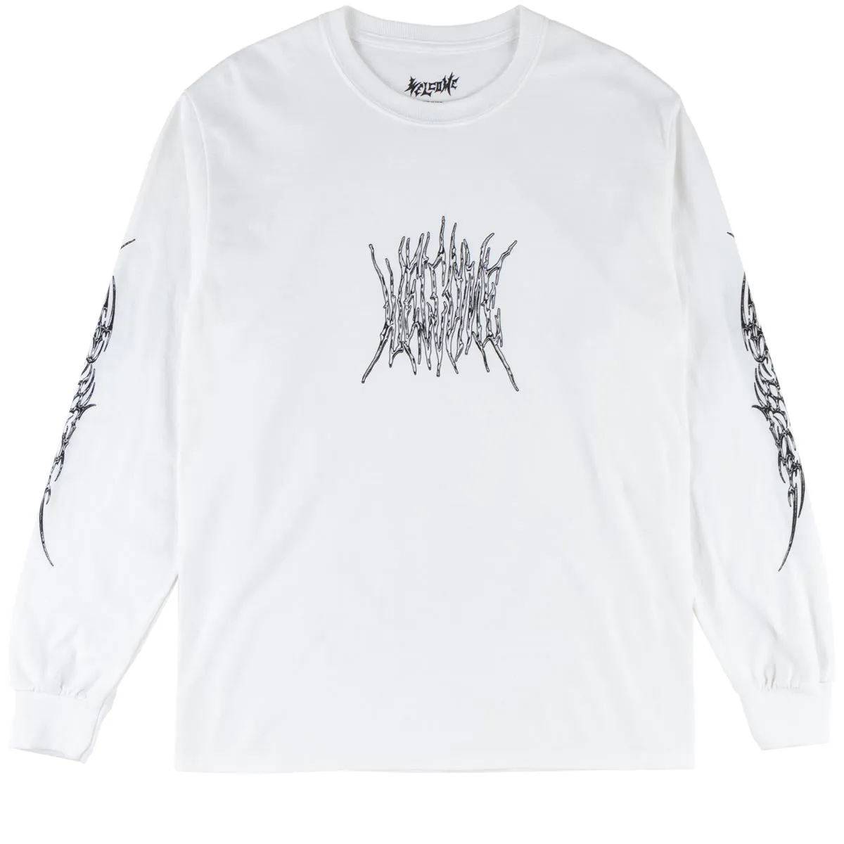 Welcome Chasm Long Sleeve T-Shirt - White